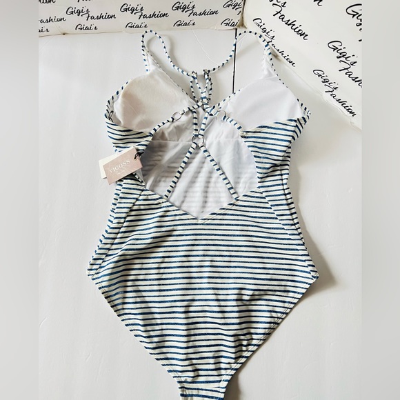 One-Piece Swimsuit with Plunge Back for Women from Vigoss - Picture 6 of 9